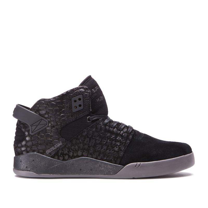 Buty Supra SKYTOP III - Sneakersy Wysokie Damskie - Czarne (IHBF-14627)